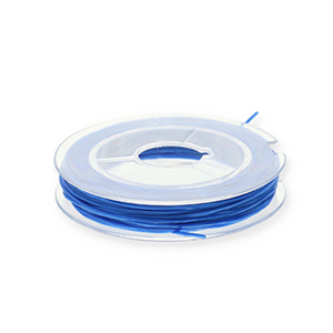 Filo infilaperle elastico 0.8mm blu