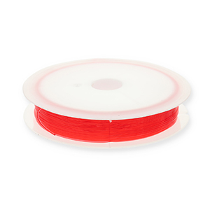 Filo infilaperle elastico 0.5mm rosso