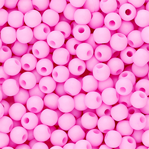 Perline in acrilico 4 mm lucido rosa