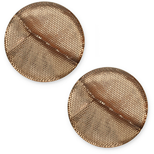 Cabochon Polaris Elements 12 mm piatto Las Vegas marrone