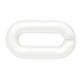 Catena in acrilico 20mm maglie sciolte trasparente