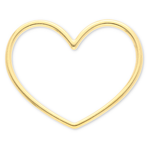 Componenti in acciaio inossidabile distanziatore cuore oro