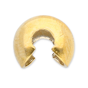Componenti in acciaio inossidabile coprischiaccini 6mm oro
