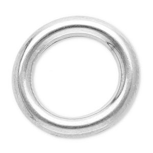 Componenti in acciaio inossidabile anellino chiuso 12mm argento