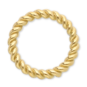 Componenti in acciaio inossidabile anellino chiuso 12mm oro