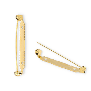 Componenti in acciaio inossidabile supporto per spilla/broche oro