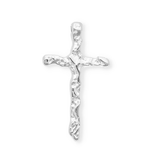 Ciondoli di metallo DQ&reg; croce argento antico (privo di nichel)