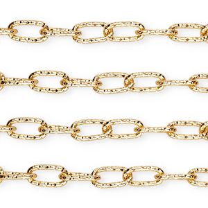 Componenti in alluminio catena a rol&ograve; anchor oro