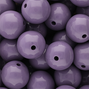 DQ Perline in acrilico 20 mm lucido Purple haze 18-3718 TCX