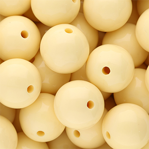 DQ Perline in acrilico 16 mm lucido Pastel yellow 11-0616 TPG