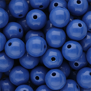 DQ Perline in acrilico 14 mm lucido Dazzling blue 18-3949 TCX