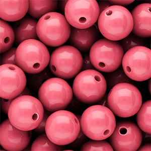 DQ Perline in acrilico 14 mm lucido Pink lemonade 16-1735 TCX