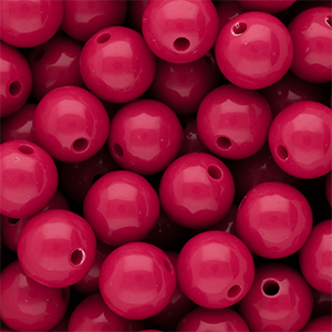 DQ Perline in acrilico 12 mm lucido Fuchsia 17-2031 TCX