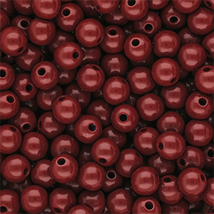 DQ Perline in acrilico 10 mm lucido Salsa red 18-1657 TCX