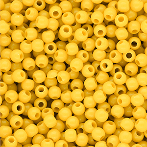 DQ Perline in acrilico 4 mm lucido Vibrant yellow 13-0858 TCX