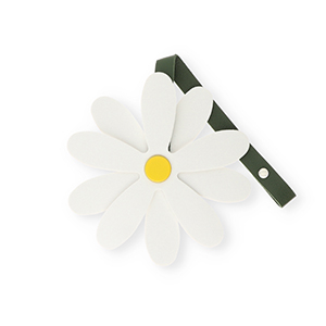 Ciondoli accattivanti fiore bianco-giallo-verde scuro