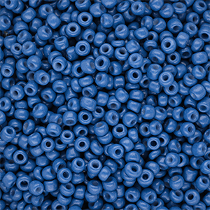 Perline di vetro rocailles 8/0 (3mm) blu