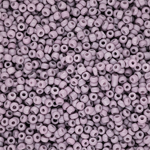 Perline di vetro rocailles 12/0 (2mm) viola malva polvere