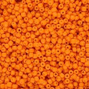 Perline di vetro rocailles 12/0 (2mm) arancione