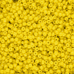 Perline di vetro rocailles 12/0 (2mm) giallo