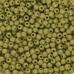 DQ Perline in acrilico 4 mm lucido verde oliva