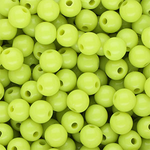 DQ Perline in acrilico 8 mm lucido verde lime