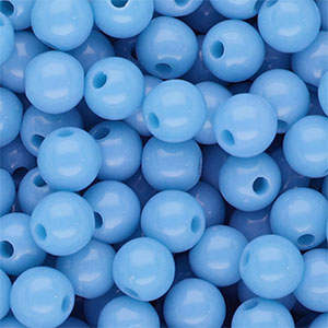 DQ Perline in acrilico 10 mm lucido blu