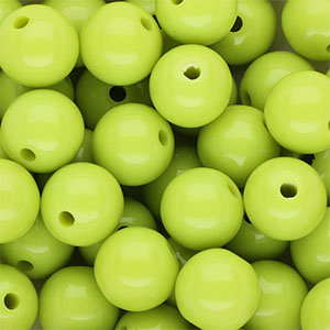 DQ Perline in acrilico 12 mm lucido verde lime