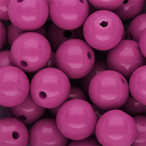 DQ Perline in acrilico 14 mm lucido Magenta