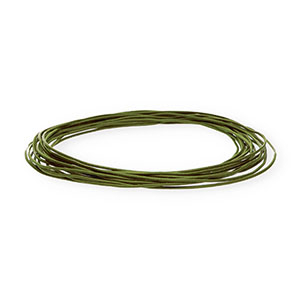 Pelle 1mm tubolare verde