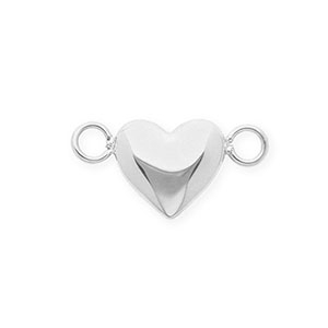 Componenti in acciaio inossidabile distanziatore cuore argento