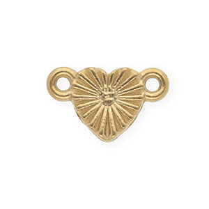 Componenti in acciaio inossidabile distanziatore cuore oro