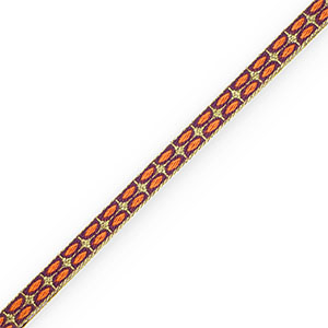 BY31&reg; Nastro con testo stelle viola scuro-oro-arancione