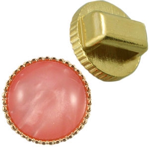 Castone/passante Cuoio&reg; vintage oro