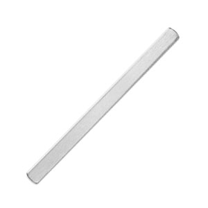 ImpressArt strisce di metallo per anelli 3.5x68mm in alluminio argento