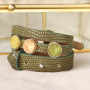 Mock Croc: bracciali Cuoio&reg; con stampa coccodrillo di grande tendenza