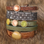 Mock Croc: bracciali Cuoio&reg; con stampa coccodrillo di grande tendenza