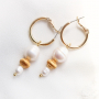 Idee per creare accessori per capelli e orecchini con perle d&rsquo;acqua dolce: 