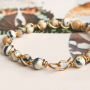 Accessori esclusivi da realizzare con perline in pietra naturale e Artistic Wire: