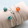 Crea eleganti orecchini e bracciali con le nuove perline cubiche in pietra naturale: