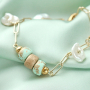 Come realizzare gioielli di tendenza con le perline in ceramica greca DQ gold spot