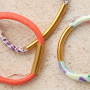 Libera la tua creativit&agrave; con il nastro elastico cucito in stile Ibiza e le perline in acciaio inossidabile tubo  