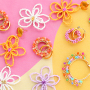 Idee creative con componenti per orecchini con rocailles