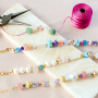 Come incorporare le perline in pietra naturale in bracciali alla moda