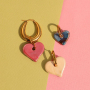 Realizza orecchini, collane e bracciali unici con cuore di ceramica greca DQ