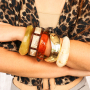 Lasciati ispirare dai bracciali in resina e metallo