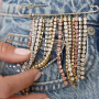 Idee scintillanti con pietre strass Hotfix e catena di strass