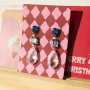 Orecchini crystal glass per la collezione delle feste 
